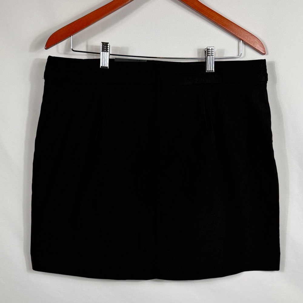 NWT. Rafaella Skort. Womens Black Pull On Comfort Size L. Casual‎ or athletic. - Picture 5 of 7